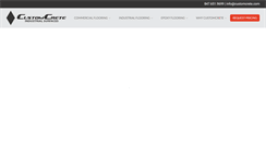Desktop Screenshot of customcrete.net